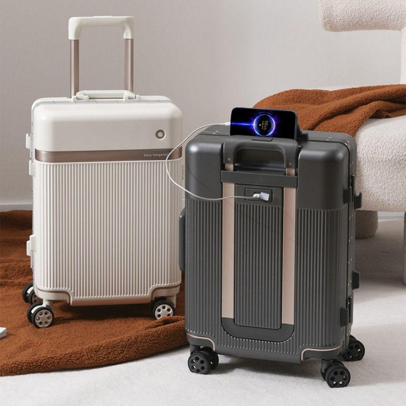 Aluminum Frame Carry On Luggage - Valise de voyage 20/22/24/26 pouces avec