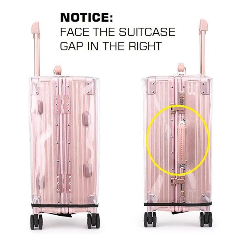 Luggage Protective Cover Transparent - Protecteur de valise en PVC transparent,