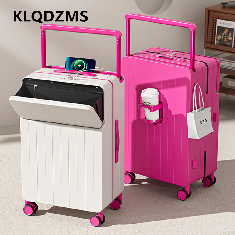 Front Opening Laptop Luggage 24 Inch - KLQDZMS valise multifonctionnelle ouverture avant boîte