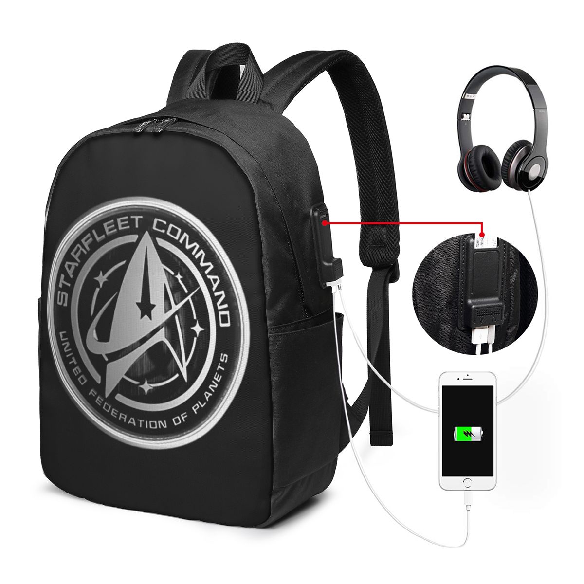 Travel Bags - Sac à dos Star Treks Science