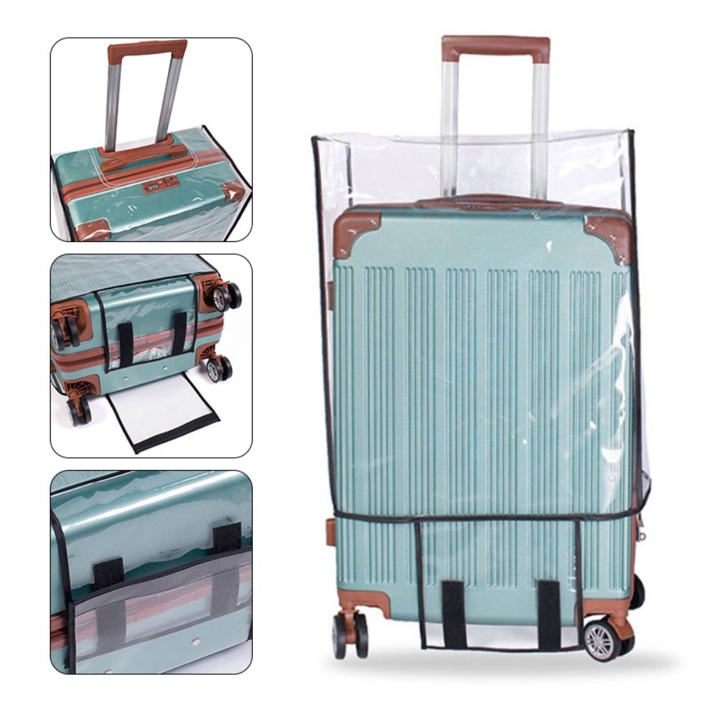 Luggage Protective Cover Transparent - Housse de protection transparente en PVC,