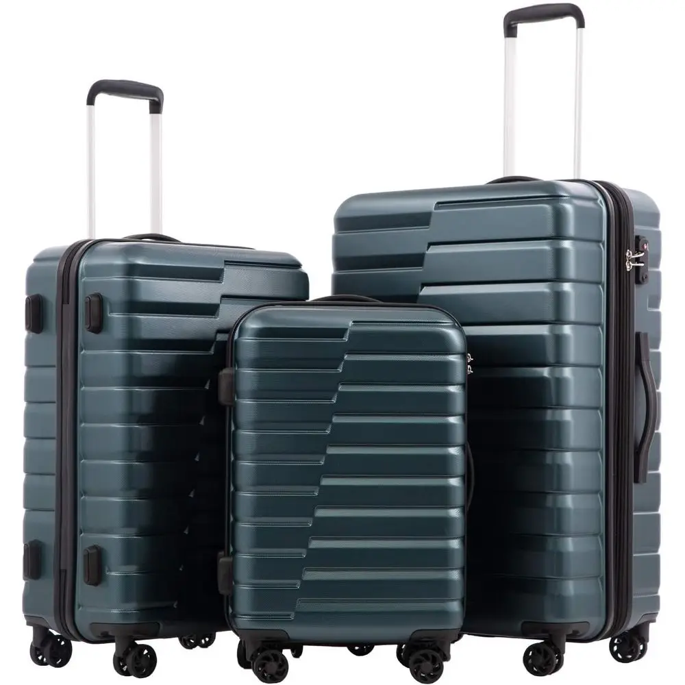 Expandable Hard Shell Luggage Set - Ensemble de bagages à roulettes rigides