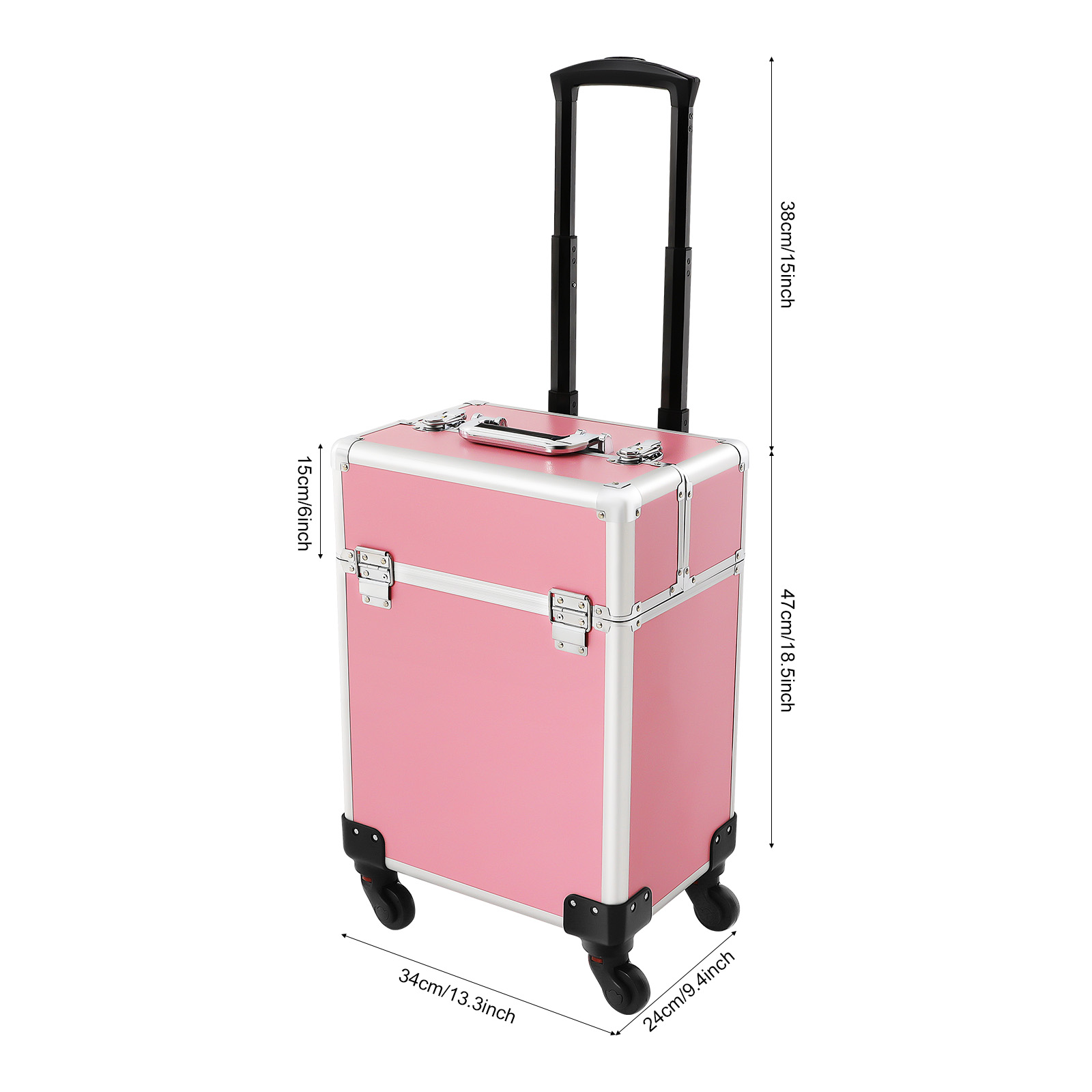 Valise de maquillage à roulett - Foldable Rolling Luggage Bag avis et prix
