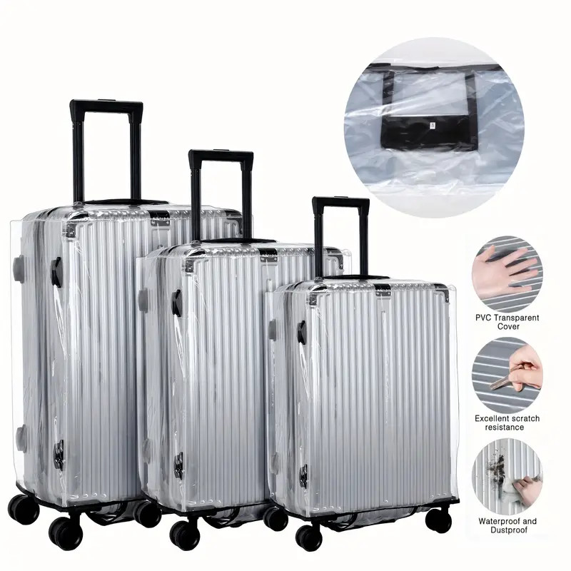 Protecteur de couverture de va - Luggage Protective Cover Transparent avis et prix
