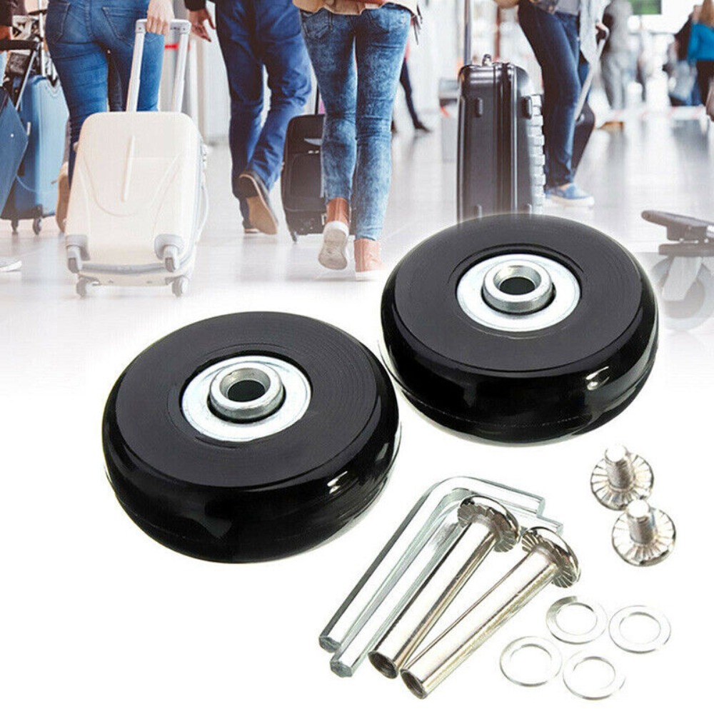 2/4 pièces Roulettes silencieu - Silent Replacement Luggage Wheels avis et prix