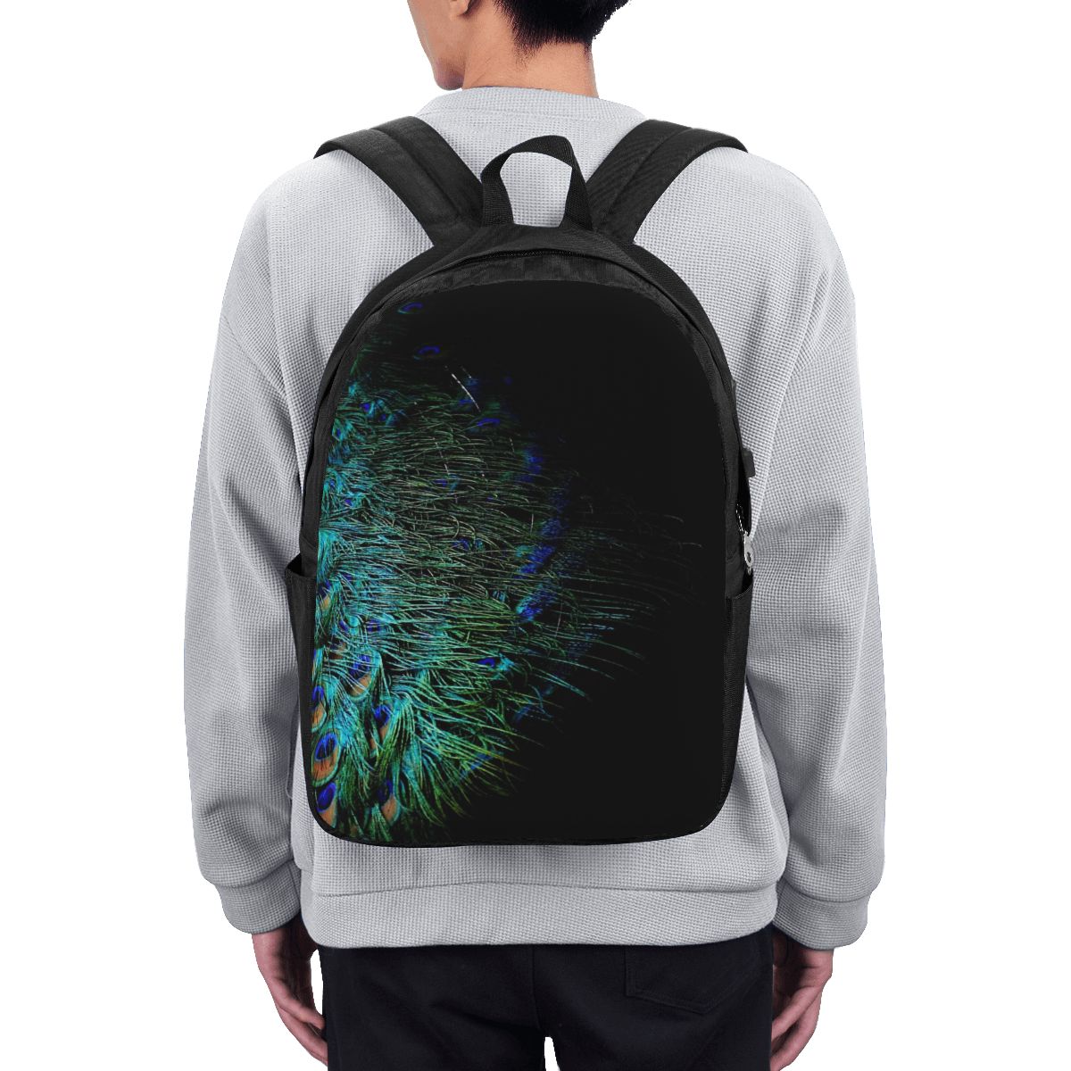 Sac à dos avec plumes de paon  - Travel Bags avis et prix