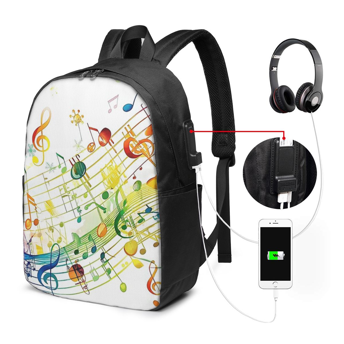Sac à dos abstrait avec touche - Travel Bags avis et prix