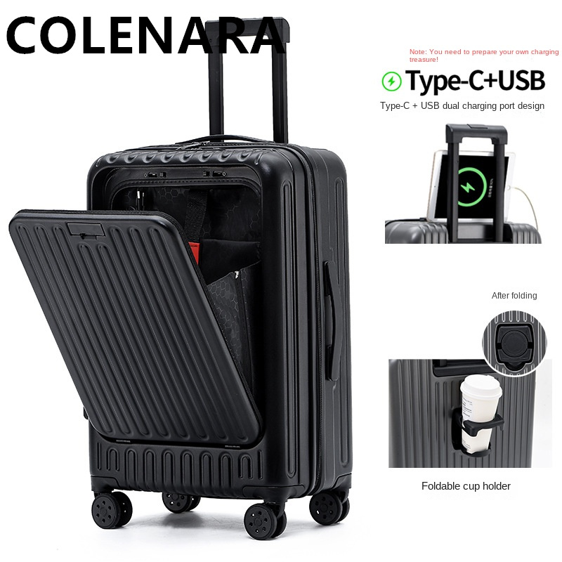 Valise cabine multifonctionnel - Front Opening Laptop Luggage 24 Inch avis et prix