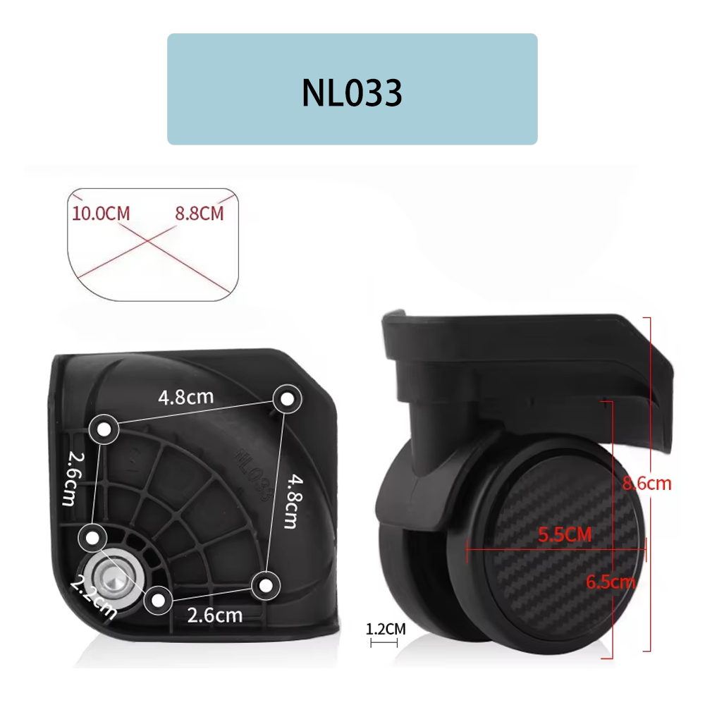 Kit de roulettes pivotantes de - Silent Replacement Luggage Wheels avis et prix