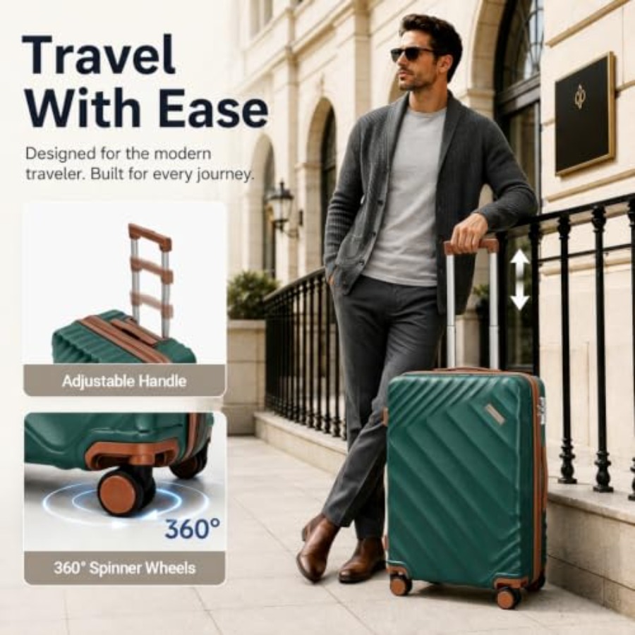 Ensemble de bagages rigides ex - Expandable Hard Shell Luggage Set avis et prix