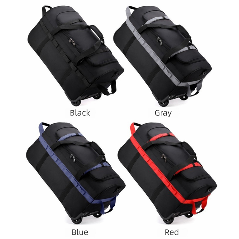 Sac polochon à roulettes robus - Foldable Rolling Luggage Bag avis et prix