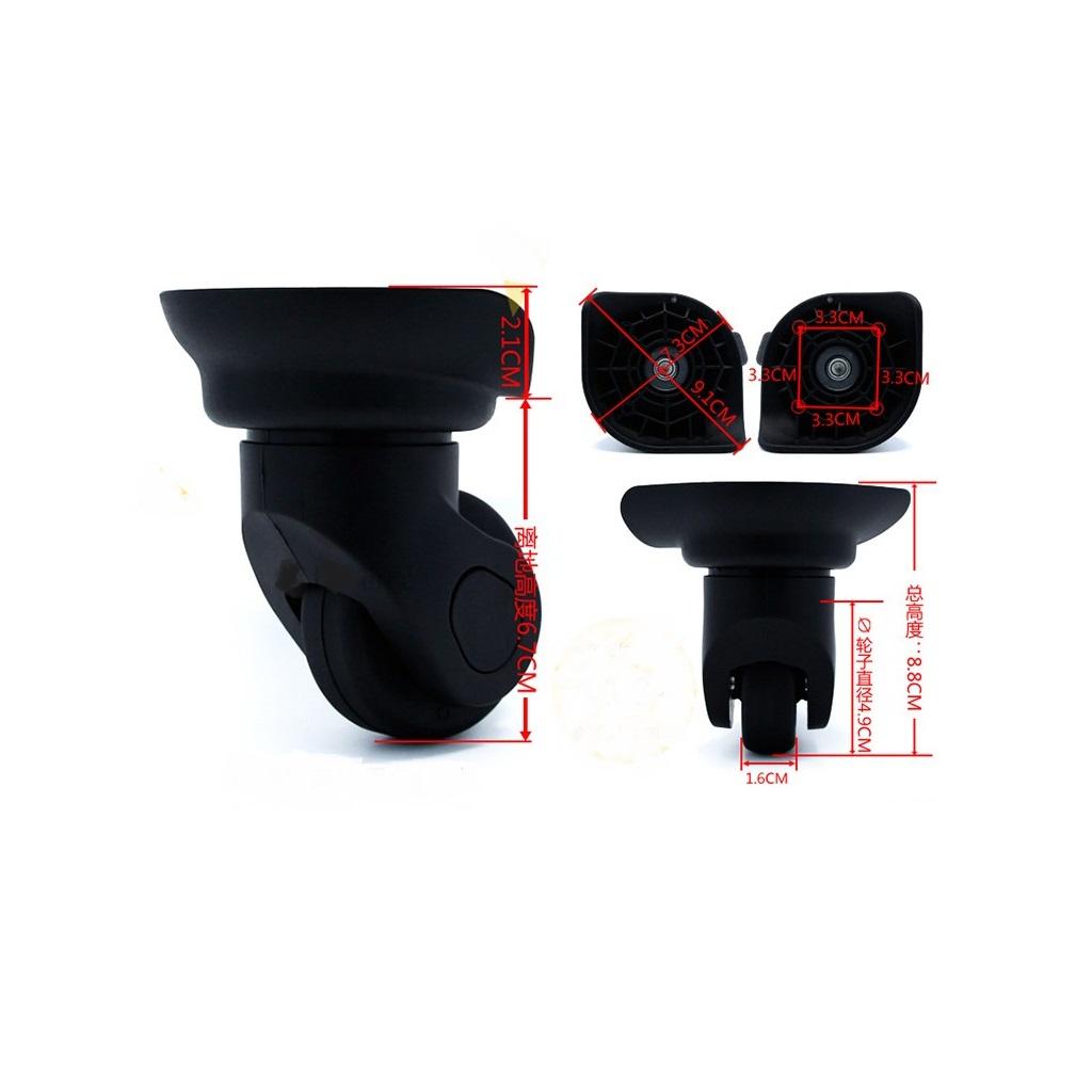 Roues de valise 49 mm en PVC à - Silent Replacement Luggage Wheels avis et prix