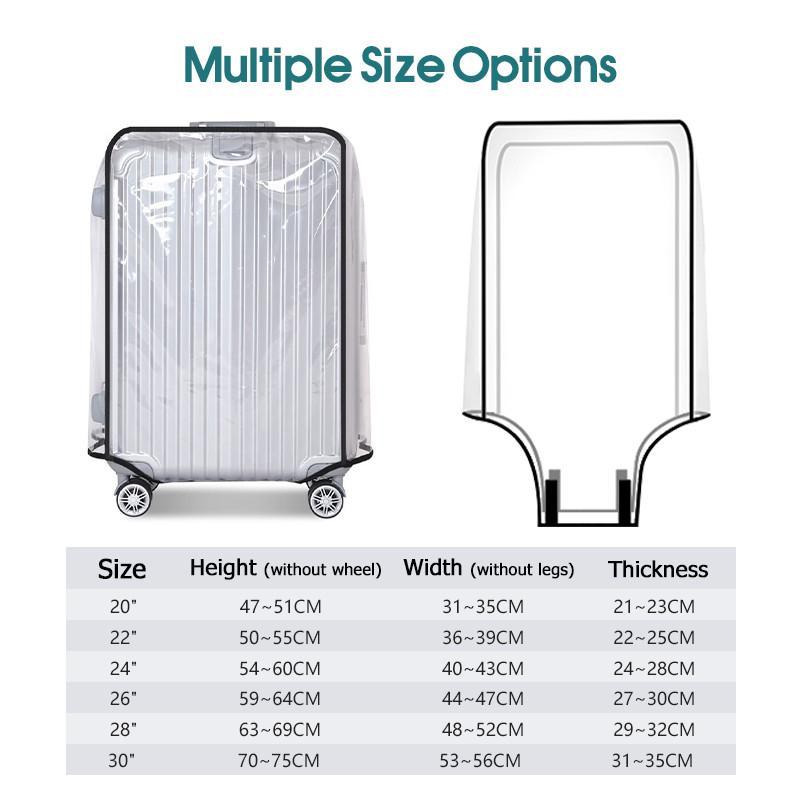 Housse de valise transparente  - Luggage Protective Cover Transparent avis et prix