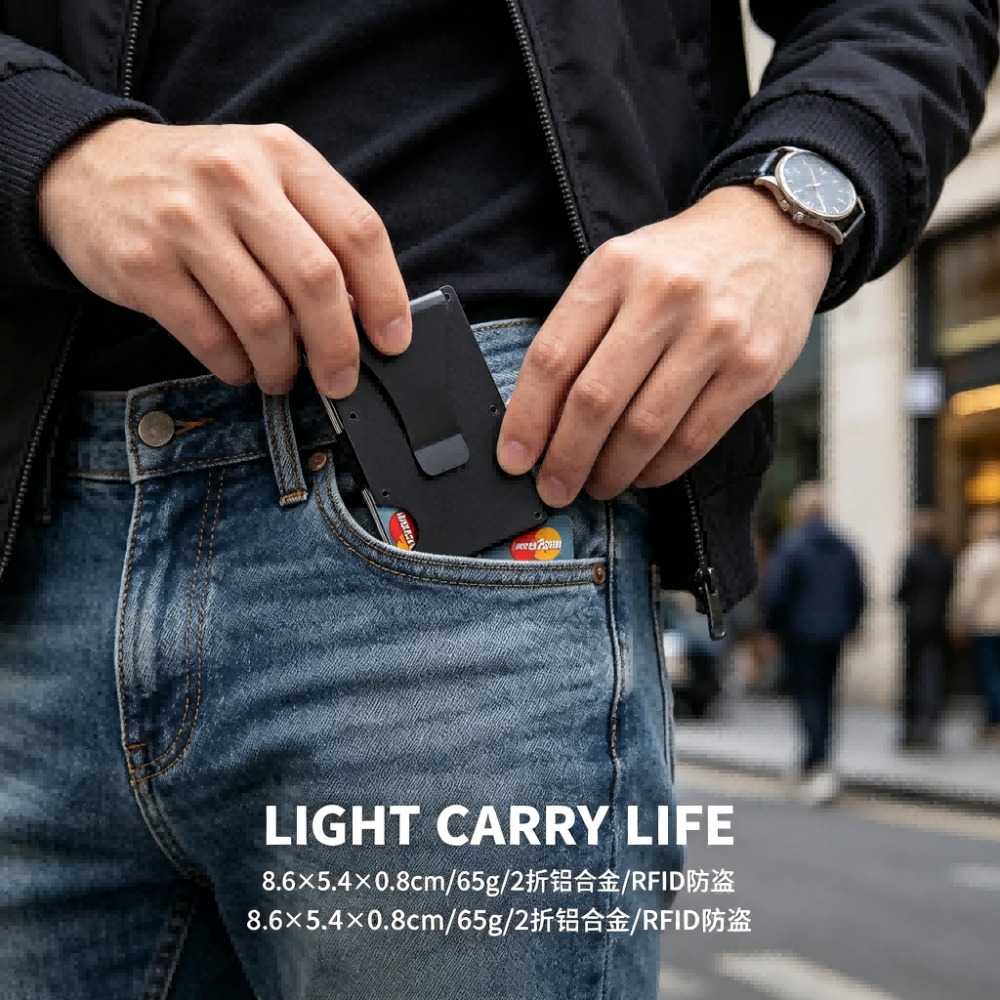 Porte-cartes en alliage d'alum - Wallets avis et prix